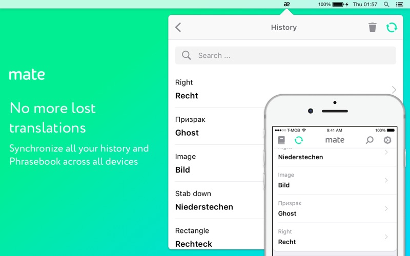 Mate – best Instant Translator for Mac 4.0.0 破解版 - 翻译软件