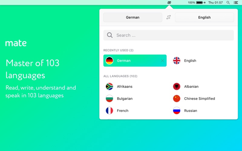 Mate – best Instant Translator for Mac 4.0.0 破解版 - 翻译软件