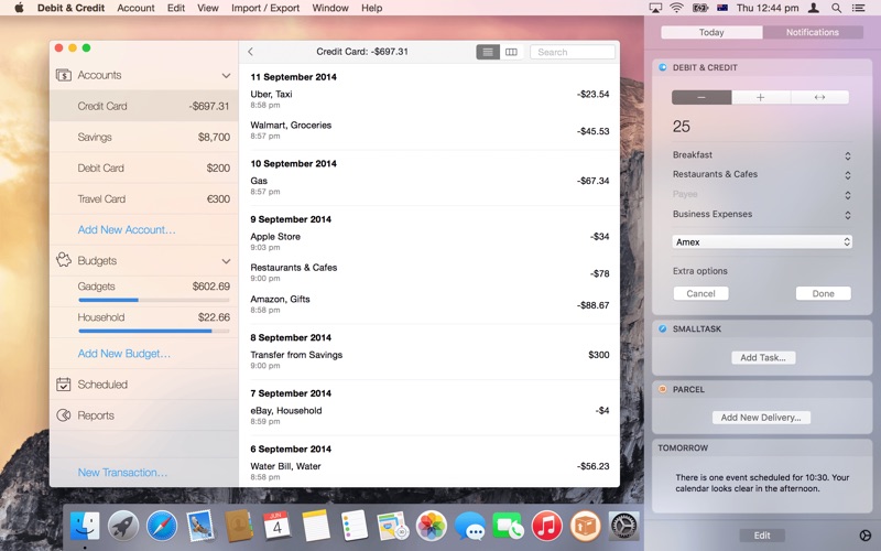 Debit & Credit for Mac 2.5.3 激活版 - 个人财务管理