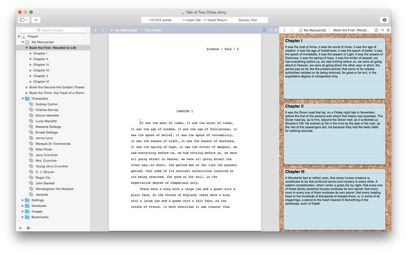 Storyist for Mac 3.5 序号版 - Mac 上优秀的故事开发写作工具