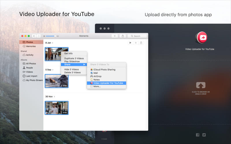 Video Uploader for YouTube for Mac 3.0 激活版 - YouTube视频桌面管理