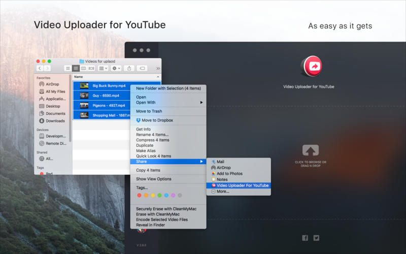 Video Uploader for YouTube for Mac 3.0 激活版 - YouTube视频桌面管理