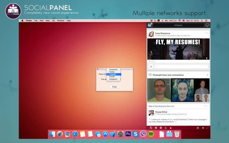 SocialPanel for Mac 1.3.8 激活版 - 国外社交网络多合一工具