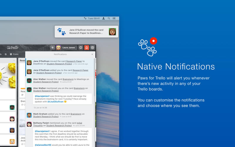 Paws for Trello for Mac 2.0.1 激活版 - Trello客户端