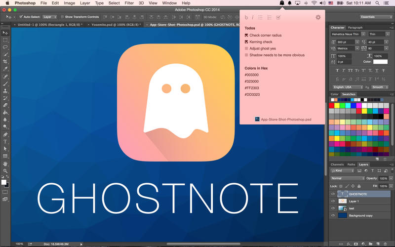 GhostNote for Mac 1.5.3 破解版 - 文件标注备忘神器