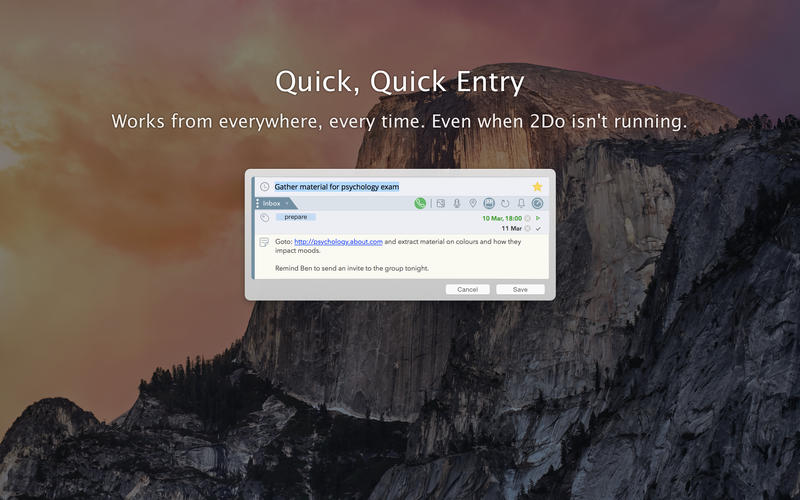 2Do 2 for Mac 2.3 激活版 - 优秀的待办事项管理GTD工具