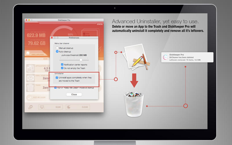 DiskKeeper Pro for Mac 1.4.12 激活版 - Mac 上优秀的系统清理和软件卸载工具