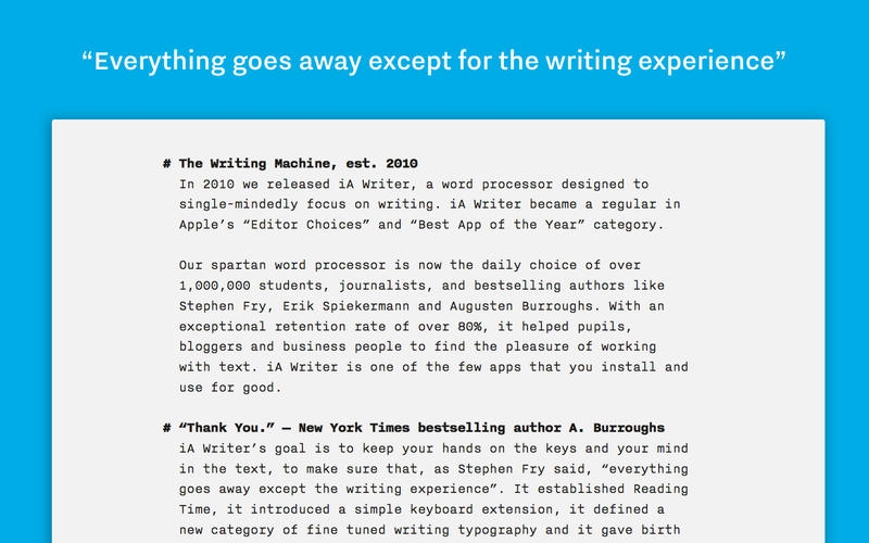 iA Writer for Mac 3.2.1 激活版 – 简洁易用的文本写作工具