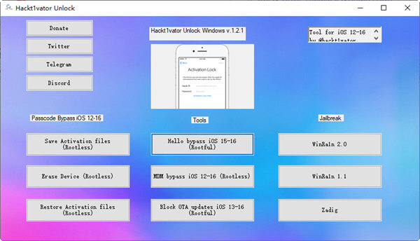 Hackt1vator Unlock Windows版
