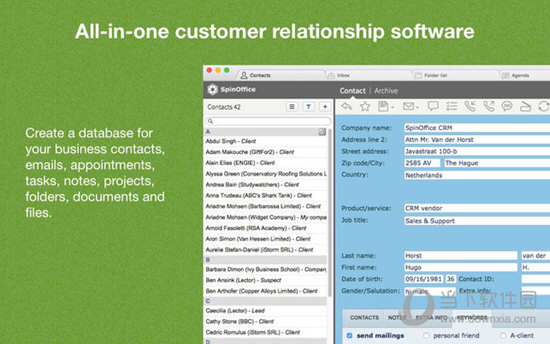 SpinOffice CRM