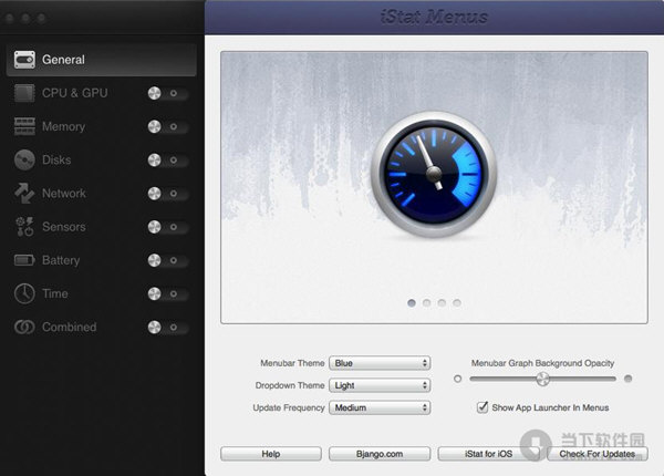 iStat Menus(mac硬件检测软件)