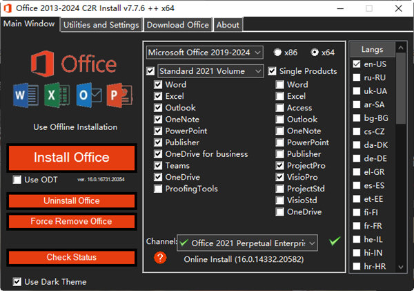 Office 2013-2024 C2R Install