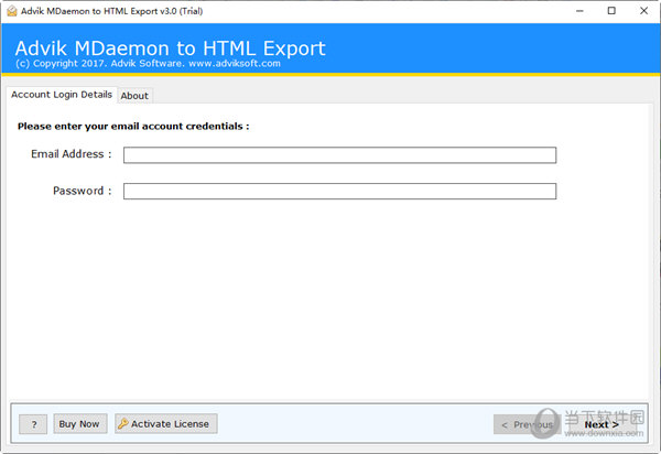 Advik MDaemon to HTML Export