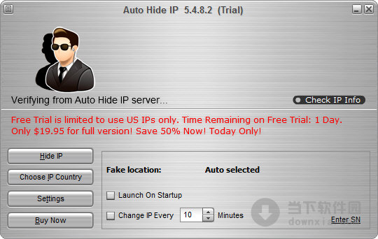 Auto Hide IP