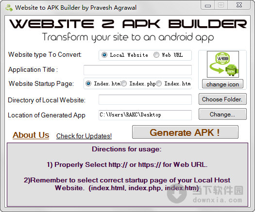 Website to APK Builder