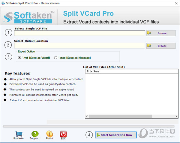 Softaken Split Vcard Pro