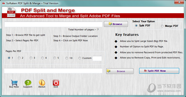 Softaken PDF Split Merge