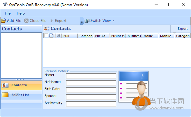 SysTools OAB Recovery