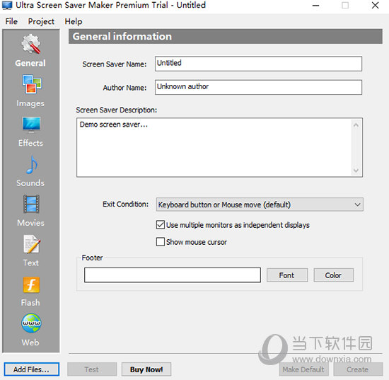 Ultra Screen Saver Maker