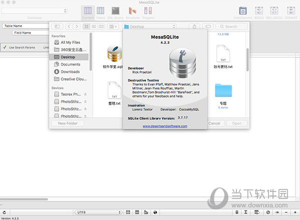 MesaSQLite Mac版