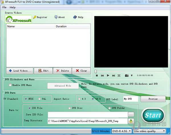 XFreesoft FLV to DVD Creator