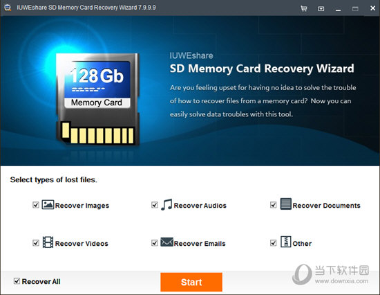 IUWEshare SD Memory Card Recovery Wizard