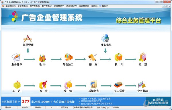 广告企业管理系统