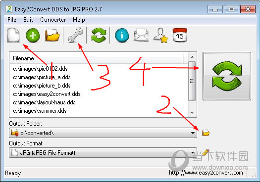 Easy2Convert DDS to JPG PRO