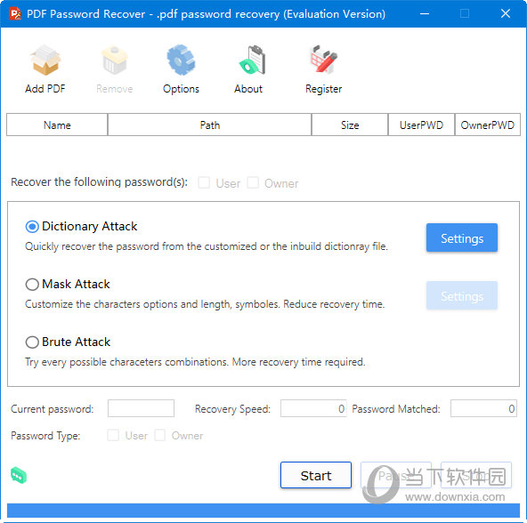 PDF Password Recovery中文破解版