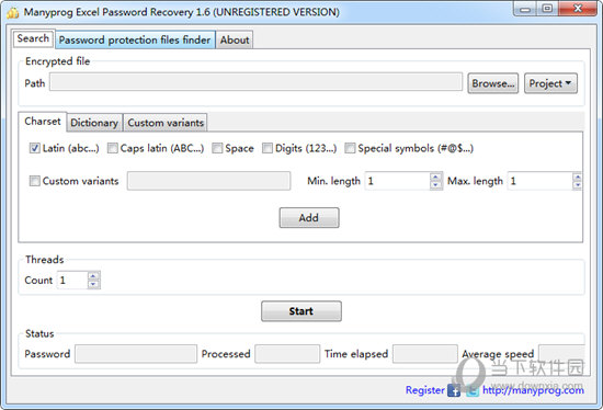 Manyprog Excel Password Recovery