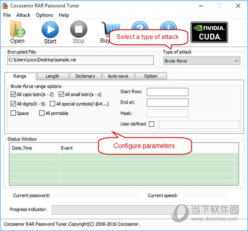 Cocosenor RAR Password Tuner