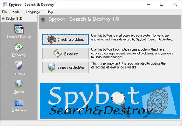 SpyBot Search & Destroy