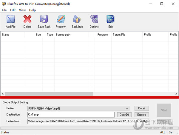 Bluefox AVI to PSP Converter