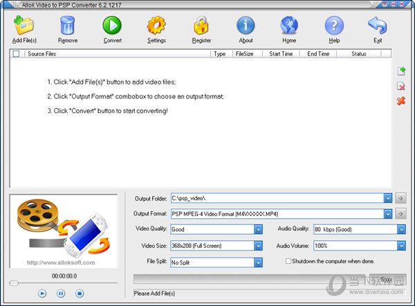 Allok Video to PSP Converter