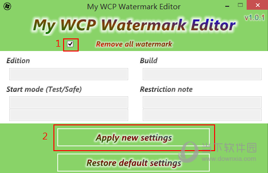 My WCP Watermark Editor