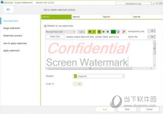 xSecuritas Screen Watermark