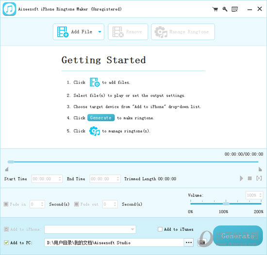 Aiseesoft iPhone Ringtone Maker