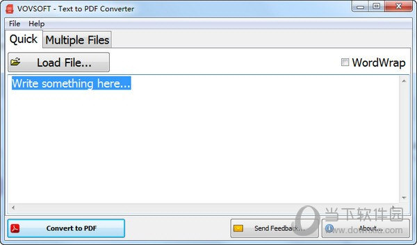 Text to PDF Converter