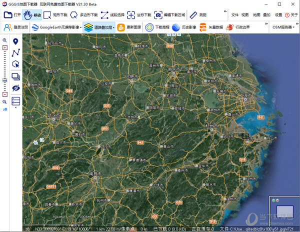 GGGIS地图下载器