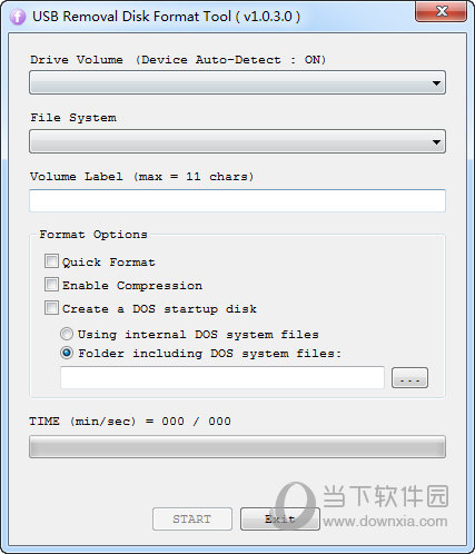 USB Removal Disk Format Tool