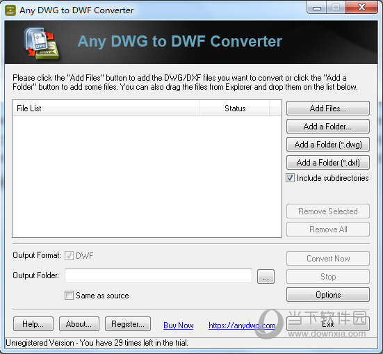 Any DWG to DWF Converter