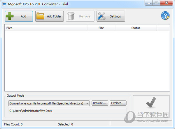 Mgosoft XPS To PDF Converter