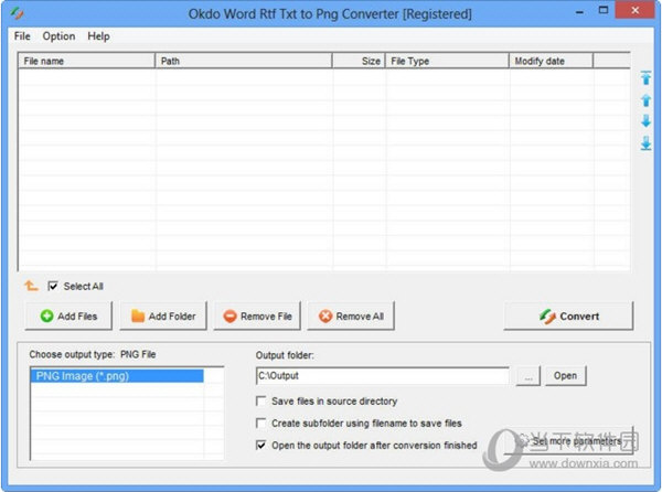 Okdo Word Rtf Txt to Png Converter