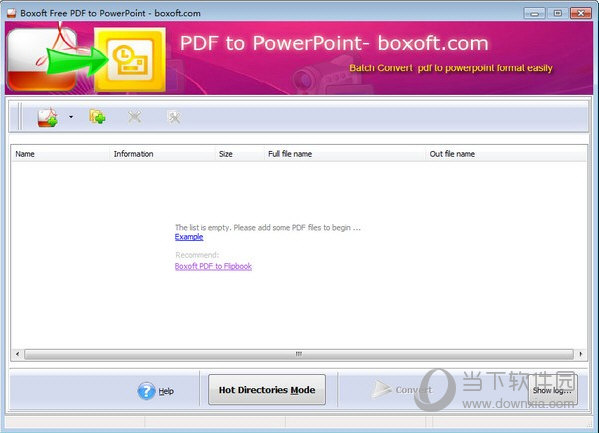 Boxoft Free PDF to PowerPoint