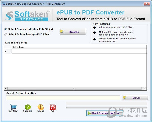 Softaken ePUB to PDF Converter