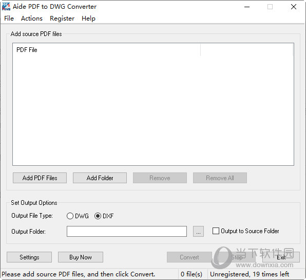 Aide PDF to DWG Converter2023