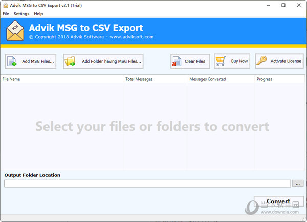 Advik MSG to CSV Export