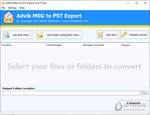 Advik MSG to PST Export