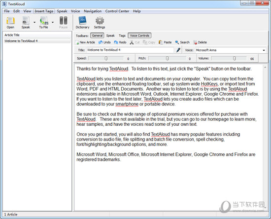 TextAloud中文破解版