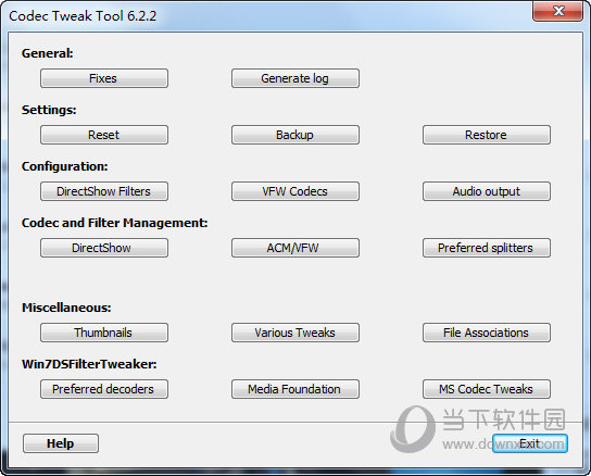 K-Lite Codec Tweak Tool